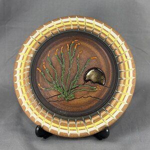 Bruce Linder Stoneware Ceramic Southwest Wall Decor Art Plaque California CA
